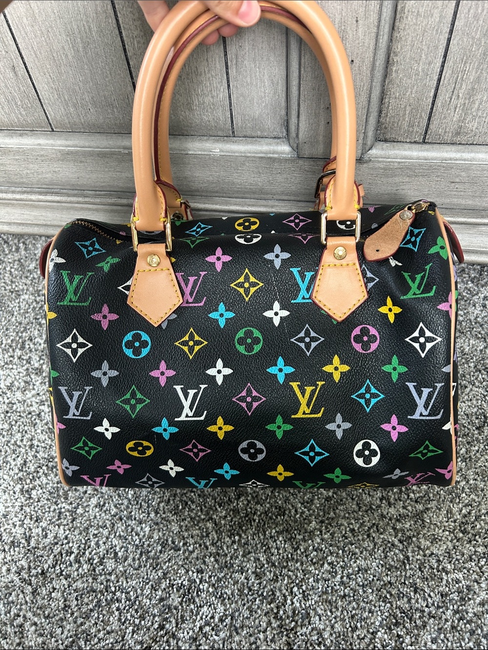 Multicolor Black Handbag - Picture 2 of 16